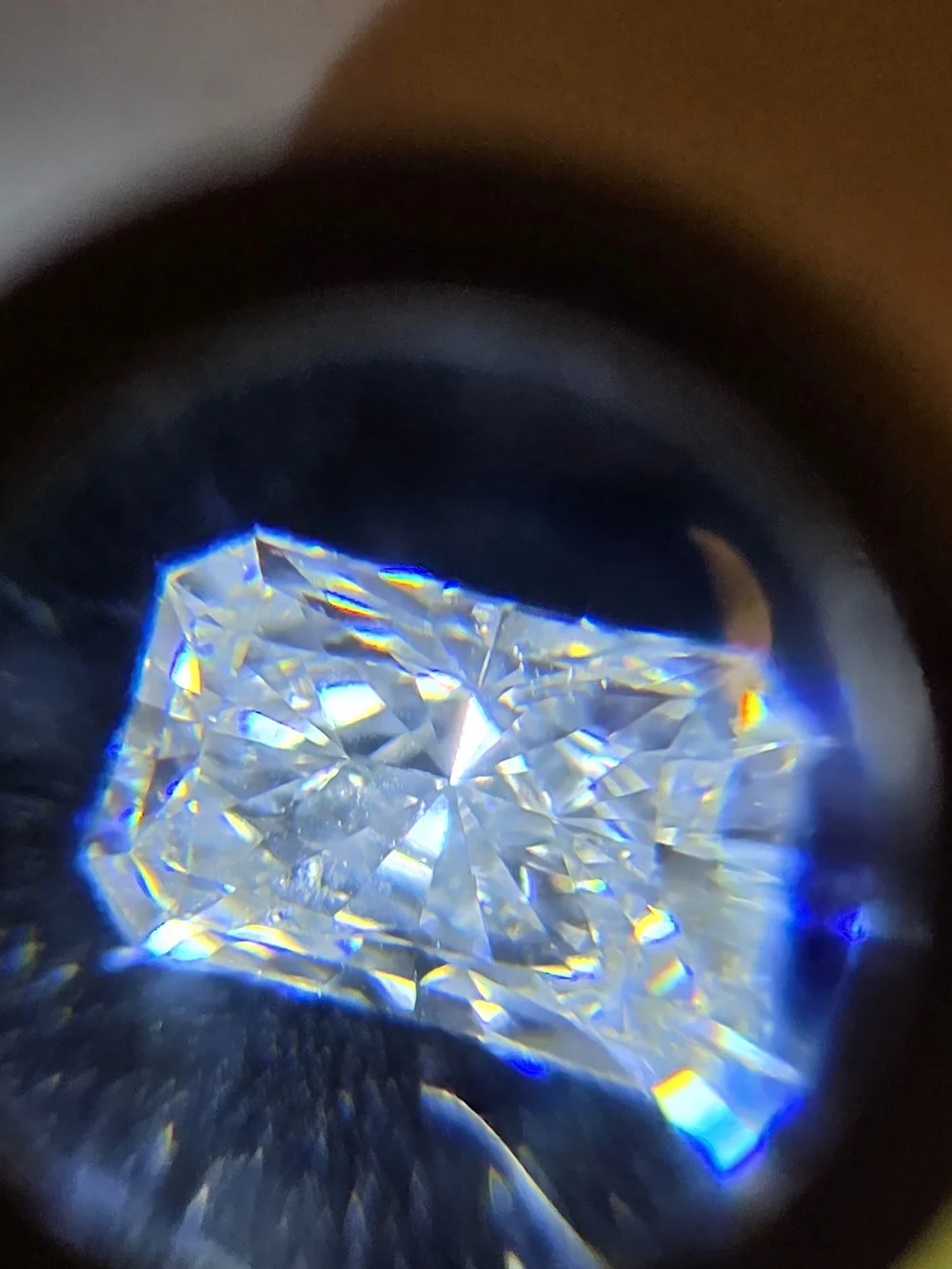 1.03ctw LAB Radiant Diamond